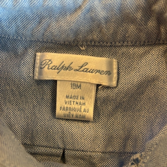 Ralph Lauren Light Blue Oxford Button Down - Picture 3 of 4